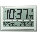 シチズン 電波 壁掛け・置き時計 温湿度計付き シルバー 279*407*24 8RZ199-019 ( 8RZ199019 ) リズム(株)