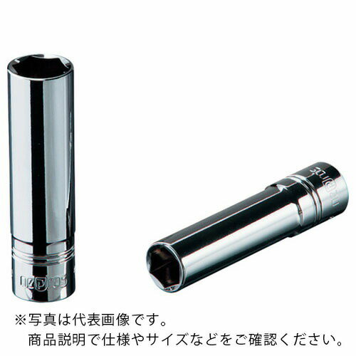 ネプロス　インチ　6．3sq．ディープソケット（六角）　対辺寸法9／32inch　全長50mm NB2L-9/32 ( NB2L932 ) 京都機械工具（株）