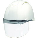 DIC 透明バイザーヘルメット(シールド面付) AP11EVO-CSW KP 白/スモーク ( AP11EVO-CSW-HA6-KP-W/S ) DICプラスチック(株)安全資材営業部