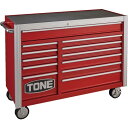 TONE スチール製ワゴン(キャビネットタイプ) ヘビーローラーキャビネット 最大積載量1190kg ( WSH2012R ) TONE(株)