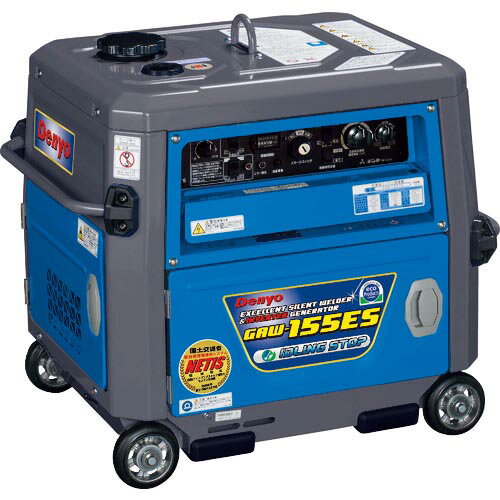Denyo ( デンヨー ) 小型エンジン溶接機超低騒音型 ( GAW-155ES )