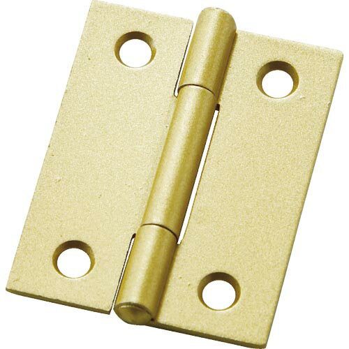 フジテック カラー丁番 袋入り(2枚)・薄口38mm・ゴールド ( B-11042 )