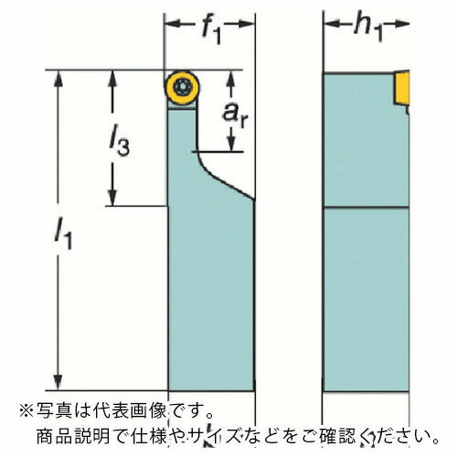 サンドビック コロターン107 ポジチップ用シャンクバイト(210) ( SRDCL 3225P 08-A (210) )