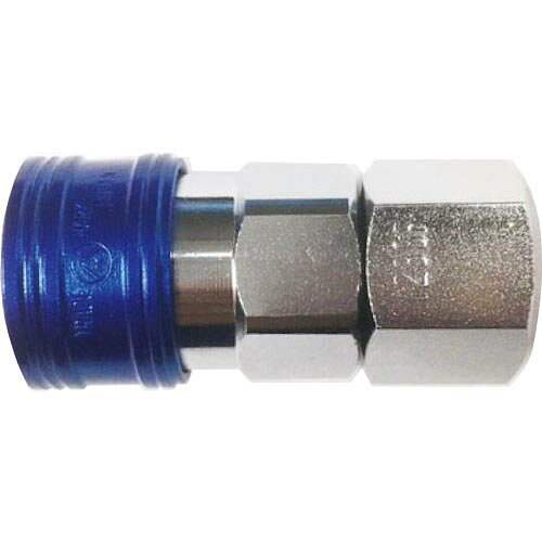特長：業界初のカラーカップリングです。用途：配管ラインの色分けに適しております。仕様：最高使用圧力(MPa)：1.5耐圧力(MPa)：2.0相手側取付サイズ：R3/8使用流体：空気取付サイズ：Rc3/8適合カプラ：20型カバー色：青色：ブルー最高使用圧力：1.5MPa使用温度範囲：-20〜80℃バルブ構造：片路開閉型材質／仕上：本体：鋼鉄シールゴム：ニトリルゴム(NBR)注意：色付けは塗装ですので、使用状況において剥がれ等が生じます。　●代表画像について 商品によっては、代表画像を使用している場合がございます。 商品のカラー、サイズなどが異なる商品をイメージ画像として 使用させて頂いている場合がございます。 必ず、商品の品番と仕様をご確認のうえ、ご注文お願いいたいます。 　●お買上げ明細書の廃止について 当店では、個人情報保護と環境保護の観点から同封を廃止しております。 お買上げ明細書が必要な場合は、備考欄に「お買上げ明細必要」と 記載お願いいたします。 当店からの出荷の場合は、同封にて発送させて頂きます。 （※メーカー直送の場合は、PDFデータをメールさせて頂きます。） 　注意事項 ※商品名に【2個セット】等、数量の明記がない場合は1個での販売となります。