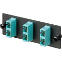 PANDUIT 光ファイバー SCアダプタパネル デュプレックス 6芯 OM4 1個入り ( FAP3WAQDSCZ ) パンドウイットコーポレーション