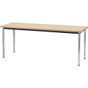 TRUSCO 抗ウイルステーブル チーク 1800×600 TUVT-1860-T ( TUVT1860T ) トラスコ中山(株)