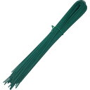 TRUSCO 錆びに強いU字被覆結束線 緑色 350mm 約150g TUAW-350-GN ( TUAW350GN ) トラスコ中山(株)