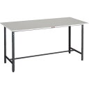 TRUSCO 軽荷重立作業台(300kg)HAE2型 RoHS2対応天板 1800X900XH900 ダークグレー色 ( HRAE2-1809 DG ) トラス...