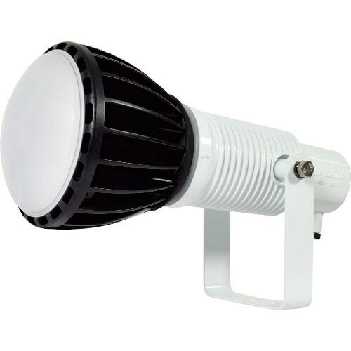 Rakuten - NICHIDO ( 日動工業 ) エコビックLED投光器100W 常設用 ワイド アース付 電線2m 本体白、電球黒 ( ATL-E100J-WW-50K )