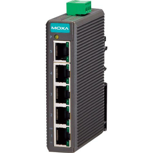 MOXA ( �������ӡ�������������ѥ� ) 5�ݡ���(RJ45��5) ����ȥ꡼��٥� ����ޥ͡����� �������ͥåȥ����å� ( EDS-205 )