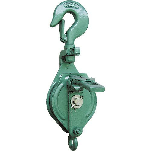 HHH　強力型滑車一車スナッチ　フック型100mm ( 100X1S ) （株）スリーエッチ