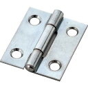 TRUSCO スチール製薄口普通蝶番 三価クロムメッキ仕上げ 全長25.5mm 550-25UNCR (10コイリビスナシ ユニクロ) ( 55025UNCR ...