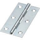TRUSCO スチール製薄口普通蝶番 三価クロムメッキ仕上げ 全長63.5mm 550-64UNCR (10コイリビスナシ ユニクロ) ( 55064UNCR ...