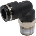 PISCO チューブフィッティング エルボ 適合外径10mm 接続口径R3/8 PL10-03 ( PL1003 ) (株)日本ピスコ