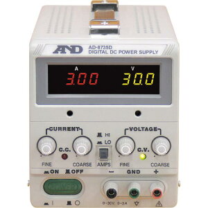 A&D 直流安定化電源トラッキング動作可能LEDデジタル表示 AD-8735D ( AD8735D ) (株)エー・アンド・デイ