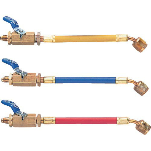 イエロージャケット 1/4 BV付ホース オス(BV付)×メス 赤 ( Y25602 ) YELLOW JACKET社