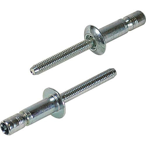 エビ ( ロブテックス ) 高強度ブラインドリベット Sボルト(丸頭) Φ6.4/板厚9.5mm (250本入) ( SNS64095 )
