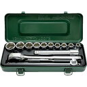 ASH 6角ソケットレンチセット12.7□×13PCS ( VJS4101 ) 旭金属工業(株)