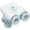 CKD チューブ継手 ニュージョイント FY 適合チューブ外径4×4 接続口径M5×0.8 ( GWFY4-M5 ) CKD(株)