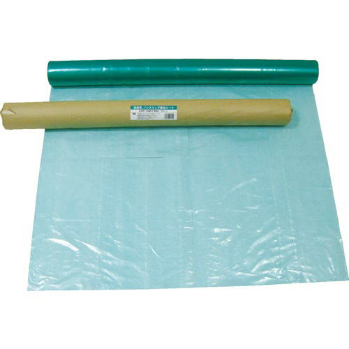 ワニ印 ノンスリップ養生シート 緑 100M 809 ( 000809 ) 日大工業（株）