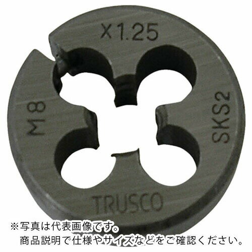 TRUSCO　丸ダイス　25径　ウイットねじ　3／8W16　（SKS） T25D-3/8W16 ( T25D38W16 ) トラスコ中山（株）