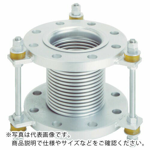 TOFLE ( トーフレ ) フランジ無溶接型防振継手 10K SS400 150AX150L ( VJ10K-150-150 )