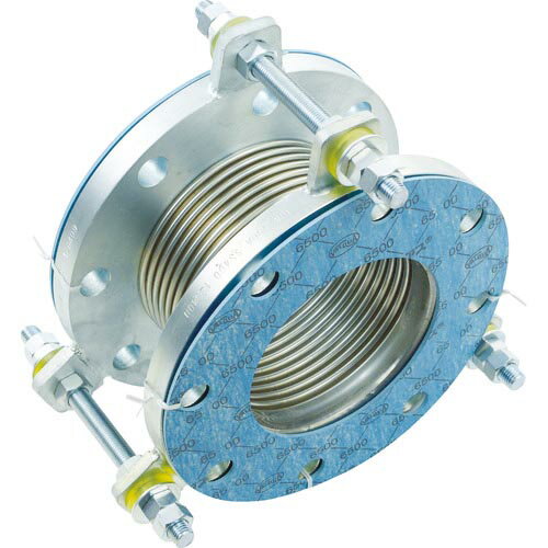 TOFLE ( トーフレ ) フランジ無溶接型防振継手 10K SS400 50AX150L ( VJ10K-50-150 )