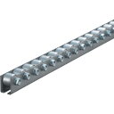 TRUSCO ホイールコンベヤ プレス製Φ20X15 P25XL1000 V2015P-25-1000 ( V2015P251000 ) トラスコ中山(株)