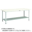 TRUSCO 軽荷重作業台(300kg)AE型 1800X750XH740 下棚2枚付 ホワイト色 ( AE-1800LT2 W ) トラスコ中山(株)