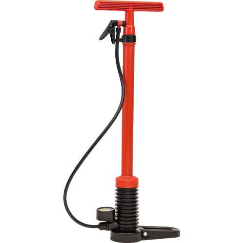 FURUPLA ( フルプラ ) ダイヤポンプ空気入れ圧力計付きレッド ( 910-R )