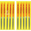ツボサン　組ヤスリ　10本組　半丸　細目 HA010-03 ( HA01003 ) ツボサン（株）