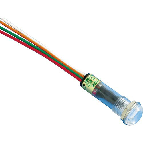 Rakuten - サカヅメ ( 坂詰製作所 ) 3色(赤・緑・橙)点灯LED表示灯 3DUL-10ML Φ10 ( 3DUL-10ML-DC5V-60V-RGO/C )