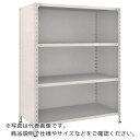 TRUSCO スチールラック 軽量棚背板・側板付 W1200XD600X1500 4段 ネオグレー 54W-24 NG(ネオグレー) ( 54W24 ) トラスコ中山(株)