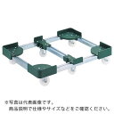 TRUSCO 伸縮式コンテナ台車 内寸600-700X700-800 スチール製 ( FCD6-6070 ) トラスコ中山(株)