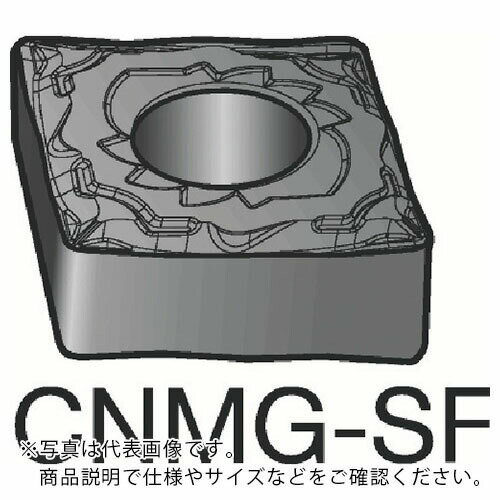 SANDVIK T-Max P 旋削用ネガチップ(110) H13A ( CNMG 12 04 04-SF H13A (110) ) 【10個セット】 サンドビ...