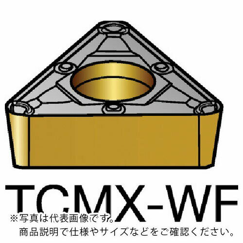 乐天商城 - SANDVIK ( サンドビック ) コロターン107 旋削用ポジチップ(120) 5015 ( TCMX 16 T3 04-WF 5015 (120) ) 【10個セット】