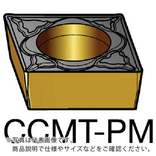 乐天商城 - サンドビック コロターン107 旋削用ポジチップ(120) 5015 ( CCMT 06 02 08-PM 5015 (120) ) 【10個セット】