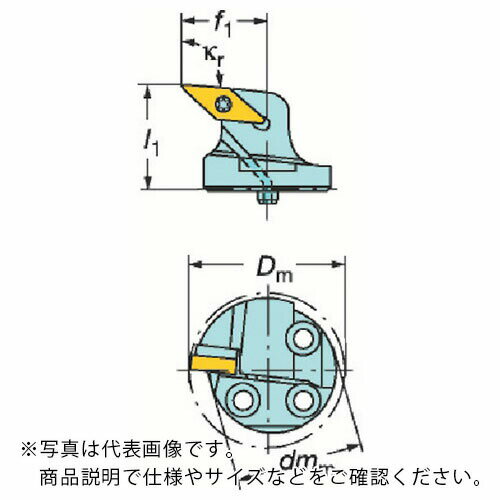 乐天商城 - サンドビック コロターンSL コロターン107用カッティングヘッド(410) ( 570-SVPBR-32-16-L (410) )