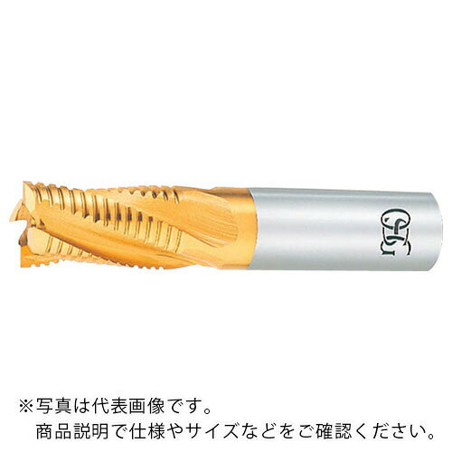 特長：荒・中仕上げ用タフニックゴールドミディアムエンドミルです。用途：被削材：炭素鋼、合金鋼、プリハードン鋼、工具鋼(〜40HRC)、ステンレス鋼(〜35HRC)、鋳鉄、ダクタイル鋳鉄(〜350HB)、銅合金、アルミ合金。仕様：刃径(mm)：14刃長(mm)：26全長(mm)：86シャンク径(mm)：16刃数(枚)：4表面処理：TiN(チタン)コーティングねじれ角(°)：25刃数：4外径(Dc)：14ねじれ角25°TINコーティング材質／仕上：コバルトハイス(HSS Co)　●代表画像について 商品によっては、代表画像を使用している場合がございます。 商品のカラー、サイズなどが異なる商品をイメージ画像として 使用させて頂いている場合がございます。 必ず、商品の品番と仕様をご確認のうえ、ご注文お願いいたいます。 　●代金引換でのお支払いについて 発送する商品の総重量が20kgを超えてしまったり、 商品の大きさが当店から発送できる規定サイズを超えてしまう場合 メーカー直送での対応となりますので、 代金引換がご利用頂けない場合がございます。 該当する場合、当店から別途メールにてご連絡させて頂いております。 　●北海道・沖縄・離島・一部地域の送料について 別途追加で送料がかかる場合がございます。 送料がかかる場合は、メールにて送料をご連絡させて頂き、 お客様にご了承頂いてからの手配となります。 　●お買上げ明細書の廃止について 当店では、個人情報保護と環境保護の観点から同封を廃止しております。 お買上げ明細書が必要な場合は、備考欄に「お買上げ明細必要」と 記載お願いいたします。 当店からの出荷の場合は、同封にて発送させて頂きます。 （※メーカー直送の場合は、PDFデータをメールさせて頂きます。）