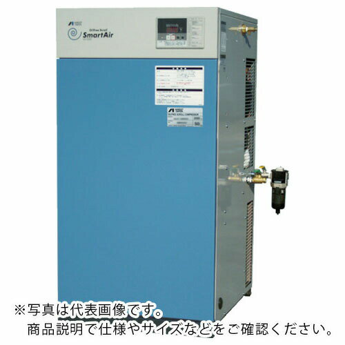 アネスト岩田　オイルフリースクロールコンプレッサ　3．7KW　60Hz　奥行622mm SLP-37EFDM6 ( SLP37EFDM6 ) アネスト岩田（株）