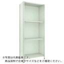 TRUSCO スチールラック 軽量棚背板・側板付 1200X600XH2100 4段 ネオグレー 74W-24 NG(ネオグレー) ( 74W24 ) トラスコ中山(株)
