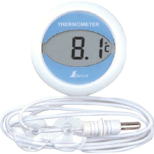 シンワ ホームサーモ デジタル T冷蔵庫用温度計 丸型 ( 72980 ) シンワ測定(株)