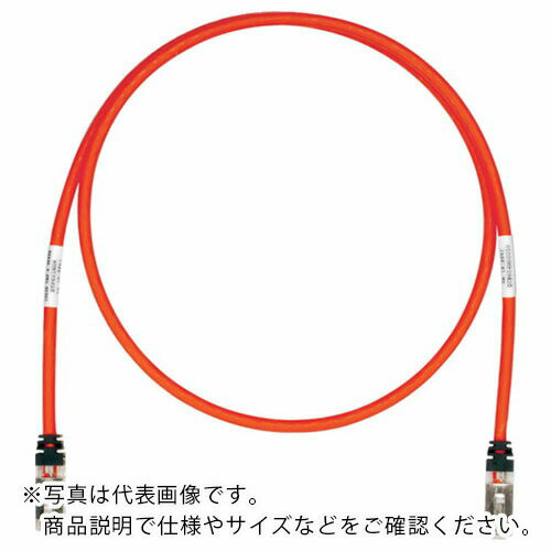 PANDUIT ( パンドウイット ) CAT6A/CAT6 シールドパッチコード 15m 赤 ( STP6X15MRD )