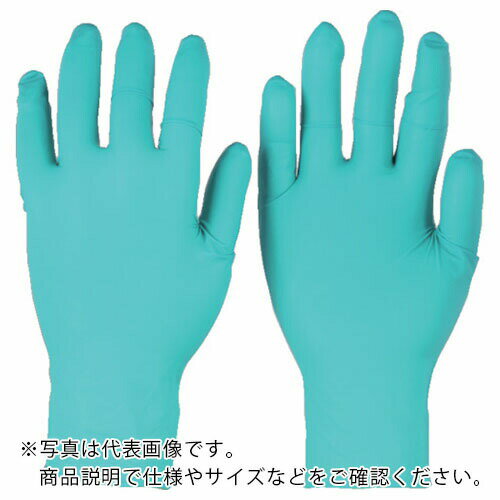 Ansell ( アンセル・ヘルスケア ) 化学防護手袋 耐透過使い捨て手袋 タッチエヌタフ 92-600 粉無 Mサイズ 100枚入 ( 92-600-8 )