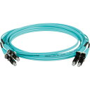 PANDUIT 光ファイバーパッチコード OM4(低損失タイプ) 両端LCデュプレックス LSZH 3m ( FZ2ELLNLNSNM003 ) パンドウイットコーポレーション