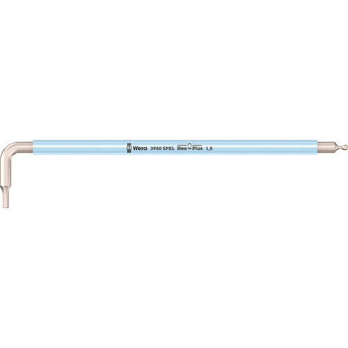 Wera 3950 SPKL Hex-Plus ステンレス六角レンチ 1.5 iceblue ( 022660 )