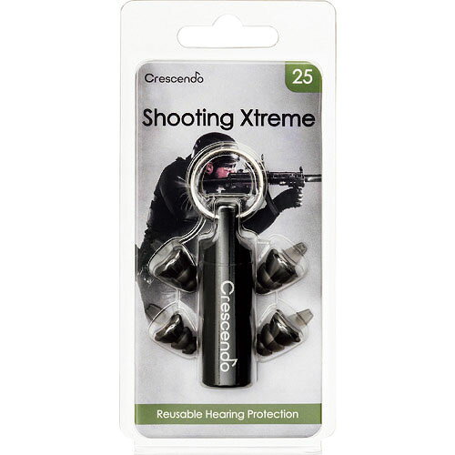 Crescendo 耳栓 騒音吸収フィルター Shooting NRR13dB ( PR-1846 )