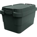 TRUSCO トランクカーゴ フラット天板仕様 50L 黒 ( BLKCF-50 ) トラスコ中山(株)