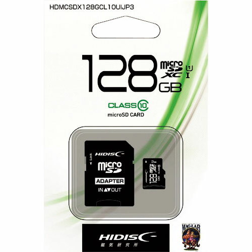 ハイディスク ( 磁気研究所 ) マイクロSD128GB ( HDMCSDX128GCL10UIJP3 )
