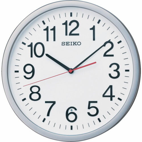 SEIKO 電波掛時計 直径361 48 P枠 銀色メタリック KX229S セイコータイムクリエーション 株 